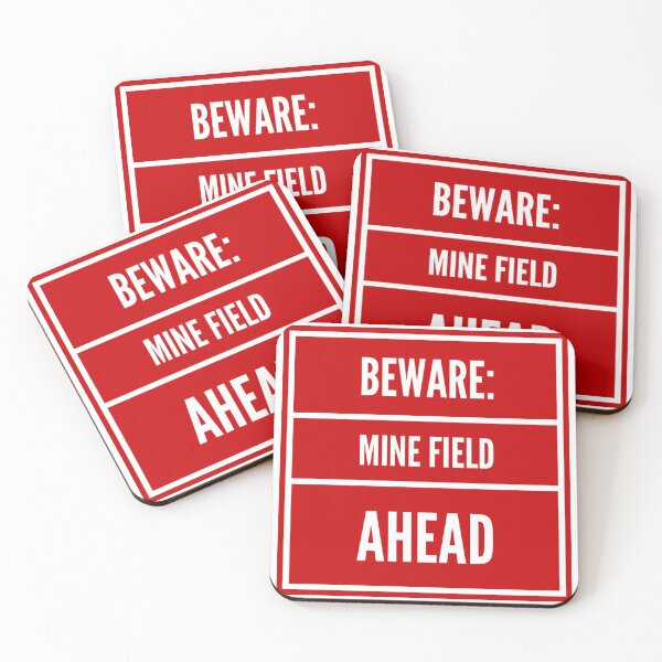 Item preview, Beware:  Mine Field Ahead designed and sold by OfferHeat.