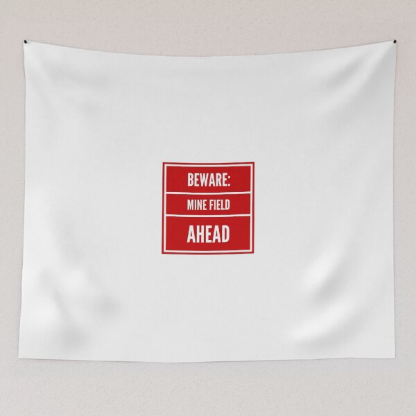 Item preview, Beware:  Mine Field Ahead designed and sold by OfferHeat.