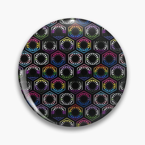 Item preview, LGBT First Order Hive (Repeating - Black) designed and sold by DarthAstris.