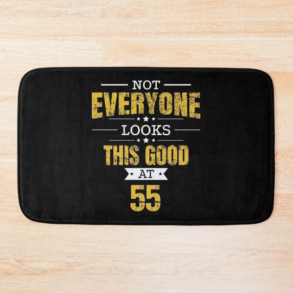Item preview, 55th Birthday Gift Retro Fifty Five 55 Years Looks This Good Yellow designed and sold by haselshirt.