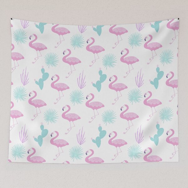Item preview, FLAMINGO AND CACTUS PATTERN designed and sold by Paper Bee Gift Shop.