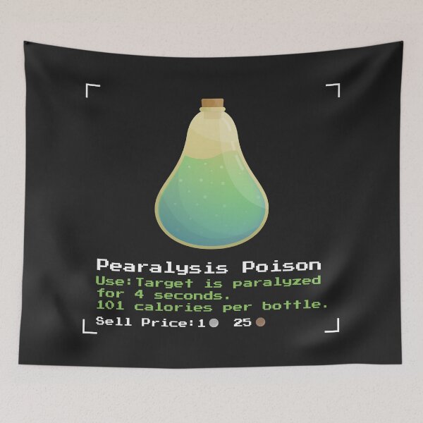 Item preview, Pear Paralysis Poison 4 designed and sold by animinimal.