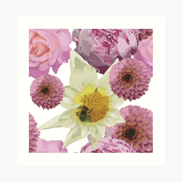 Flower Garden Art Print