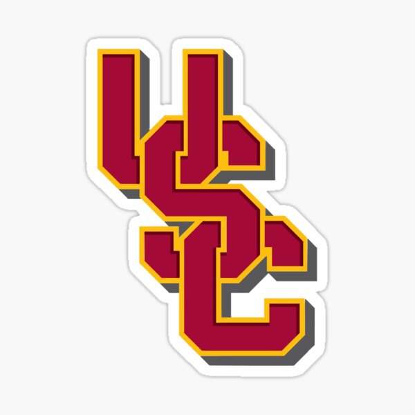 USC sticker Sticker