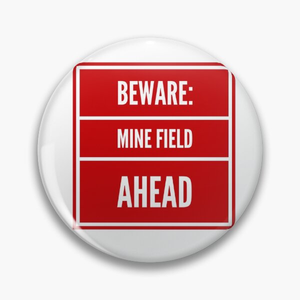 Item preview, Beware:  Mine Field Ahead designed and sold by OfferHeat.