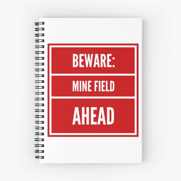 Item preview, Beware:  Mine Field Ahead designed and sold by OfferHeat.