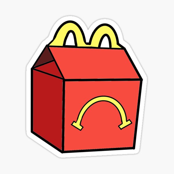 Item preview, Unhappy Meal Box designed and sold by Melaniestickers.