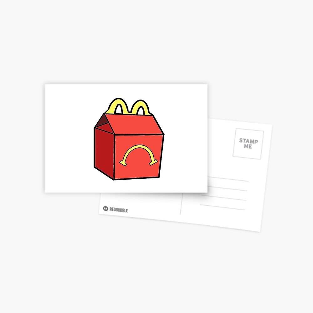 Unhappy Meal Box Greeting Card for Sale by Melaniestickers