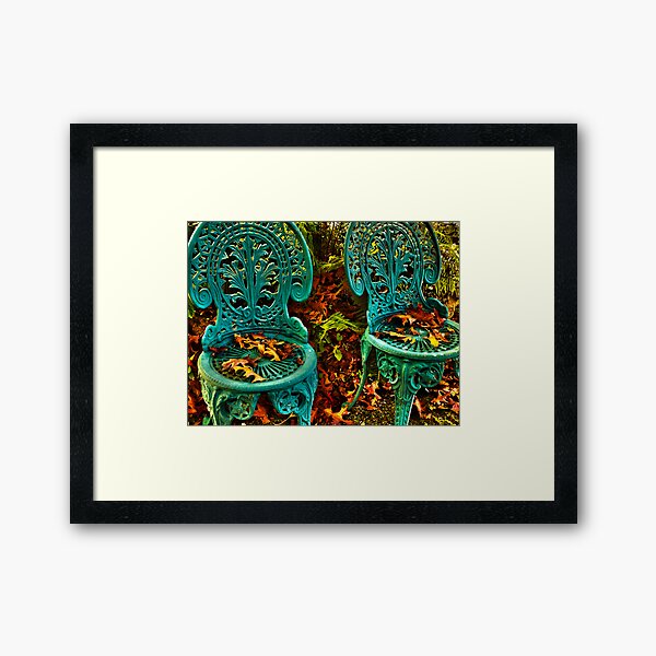 The Lovers' Chairs Framed Art Print