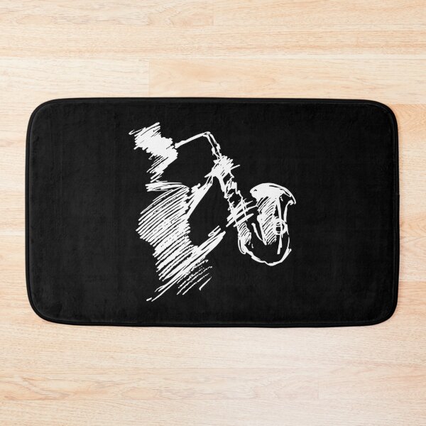 Item preview, Sketch Saxophone Jazz Music Sax Player Musician designed and sold by haselshirt.
