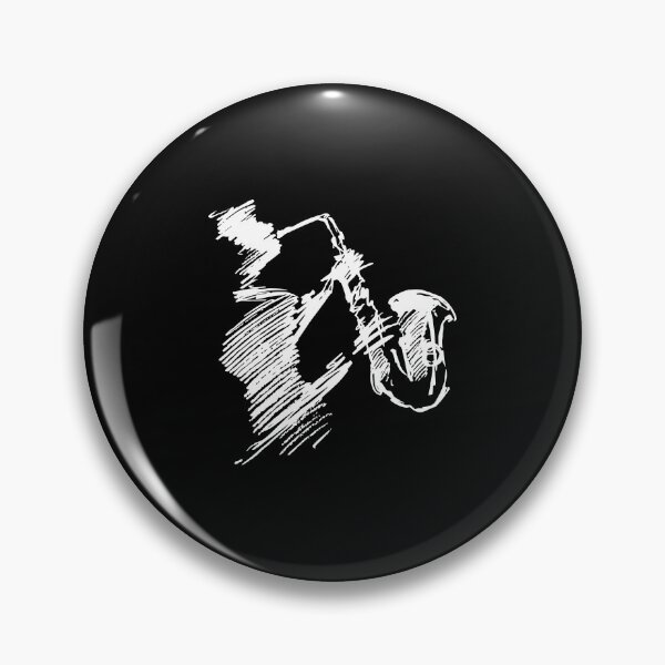 Item preview, Sketch Saxophone Jazz Music Sax Player Musician designed and sold by haselshirt.