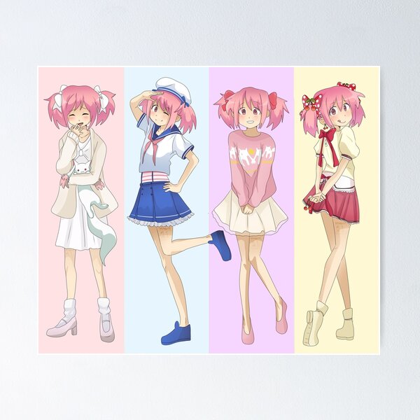 Item preview, MADOKA MAGICA-Madoka Kaname Print designed and sold by MegNeedsMula.