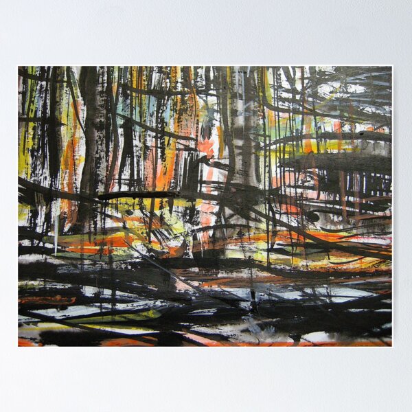 Item preview, charred hillside forest..... below the peak designed and sold by banrai.