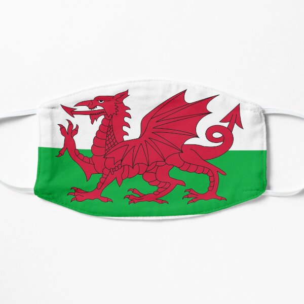 Wales Flag Flat Mask