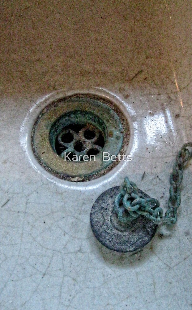 "Sink and old plug" by Karen Betts Redbubble