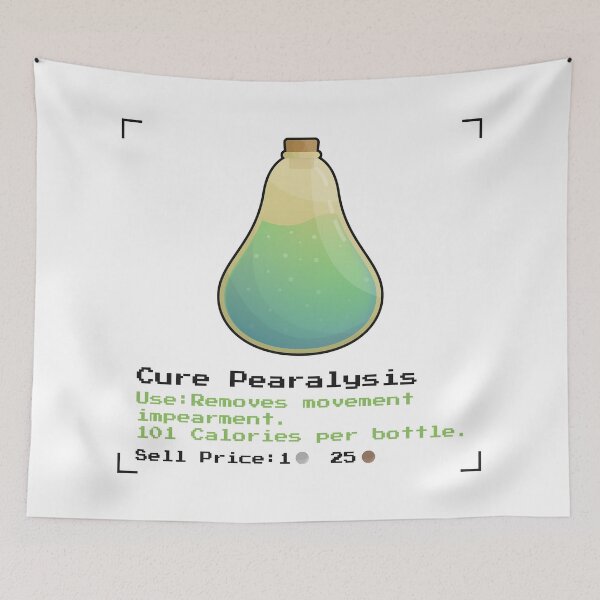 Item preview, Pear Paralysis Potion 3 designed and sold by animinimal.