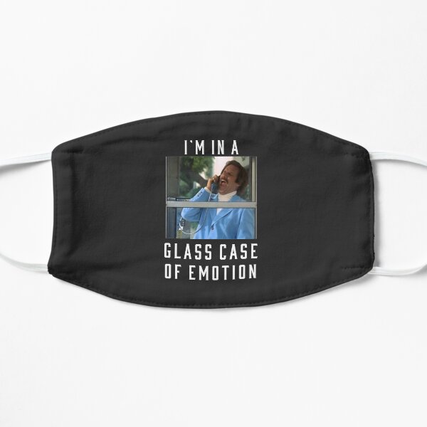 I’m in a glass case of emotion Flat Mask