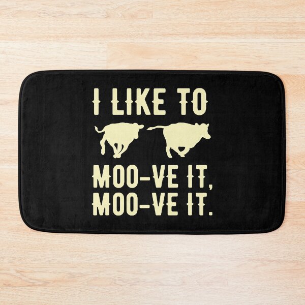 Item preview, Cow Lover I like to Moo ve it Moo ve it Gift Idea designed and sold by haselshirt.
