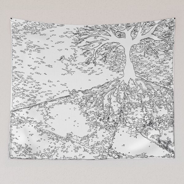 Item preview, Outline Tree Hill designed and sold by ajoymoon.