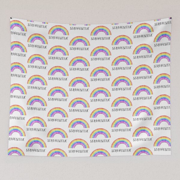 Item preview, stay positive rainbow designed and sold by tita74.