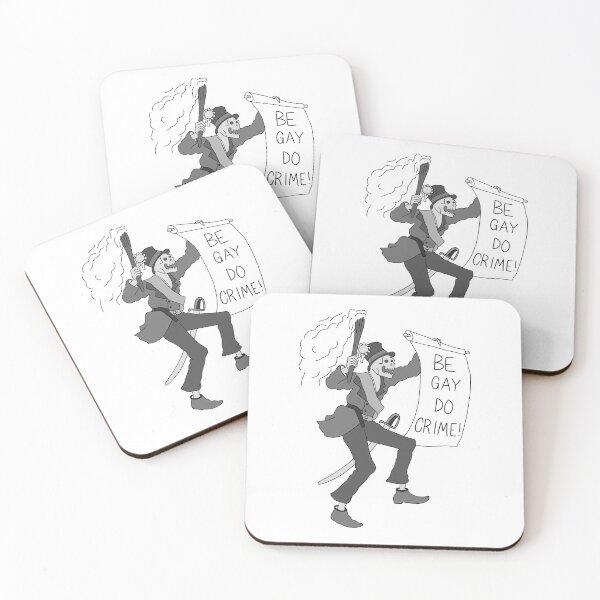 Item preview, be gay do crime - cartoon minimalist designed and sold by cameronbaba.