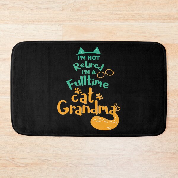 Item preview, Retired Full time Cat Grandma Retirement Gift designed and sold by haselshirt.