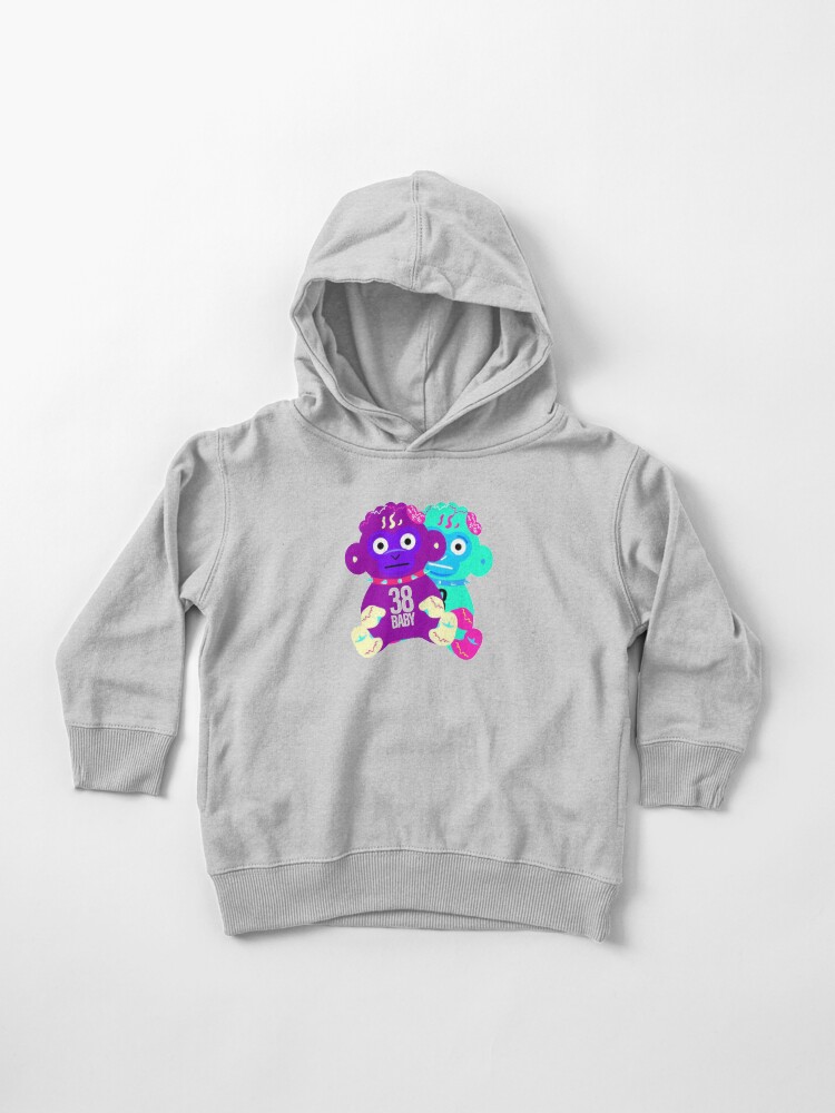 NBA Youngboy Never Broke Again Rare Monkey Gear NBA Youngboy Colorful Merch Toddler Pullover Hoodie