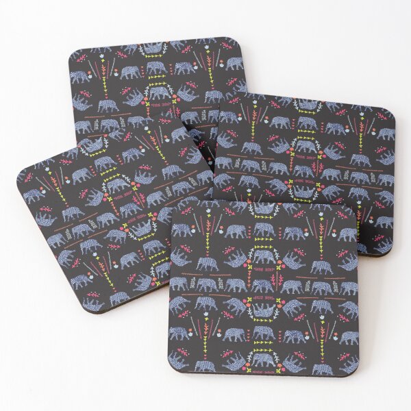 Item preview, Patterned Elephants  designed and sold by Kanika Mathur  Design.