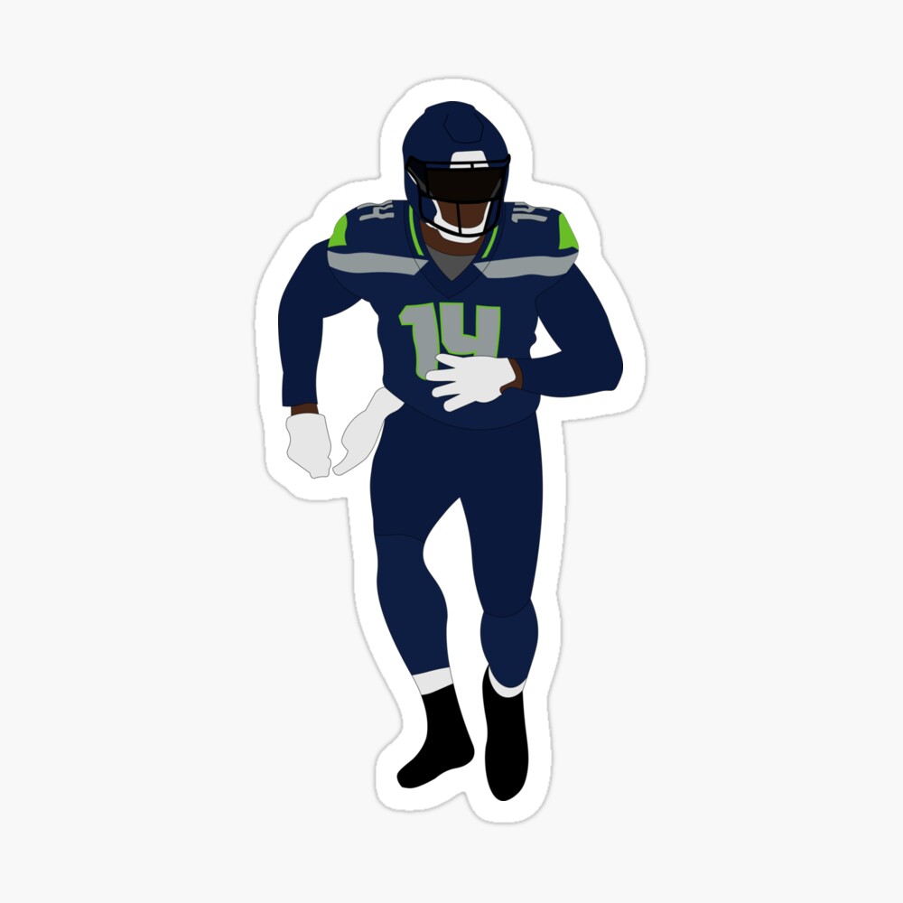 DK Metcalf Sticker for Sale by Sfrieszell1