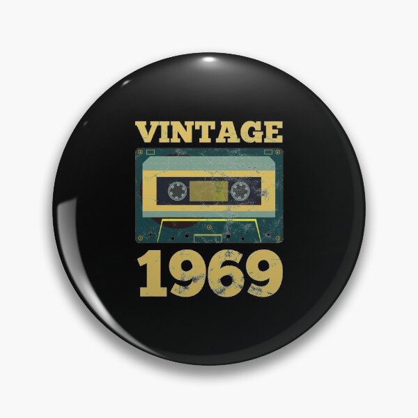 Artikelvorschau, Vintage 1969 Retro Birth Year Birthday Gift Idea entworfen und verkauft von haselshirt.