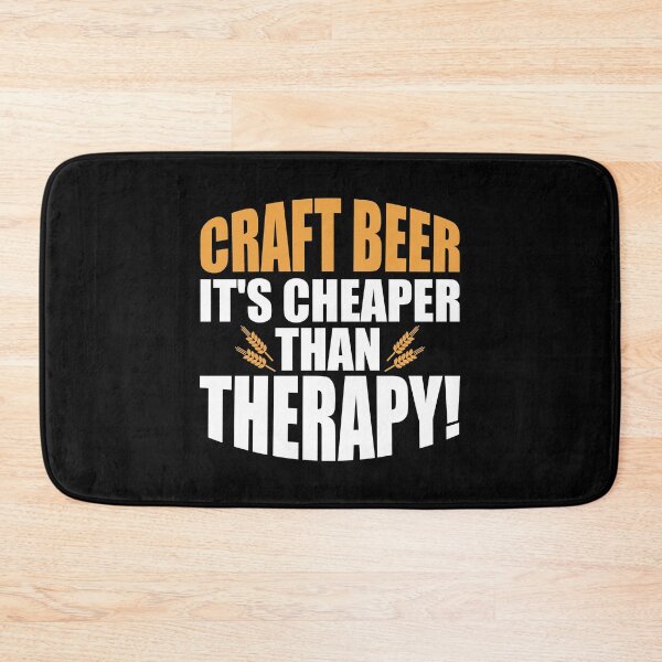 Item preview, Craft Beer Cheaper Than Therapy Hoppy IPA Gift Idea designed and sold by haselshirt.