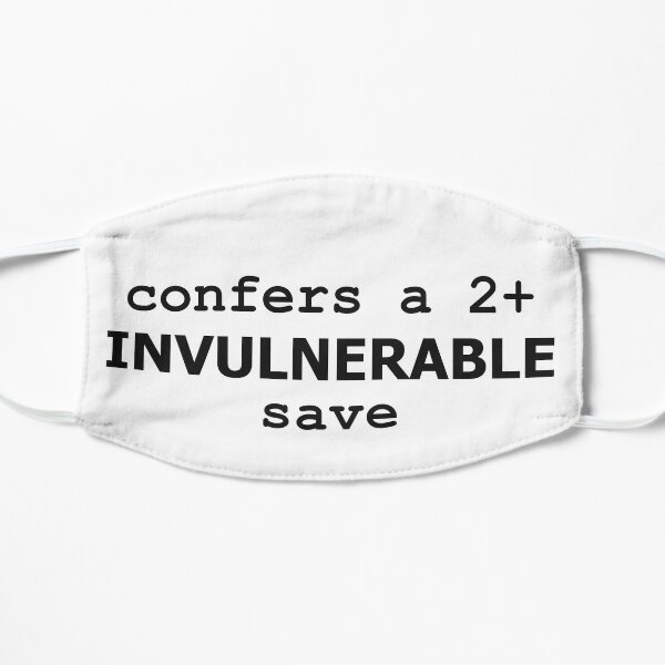 Confère une sauvegarde invulnérable de 2+ Masque sans plis