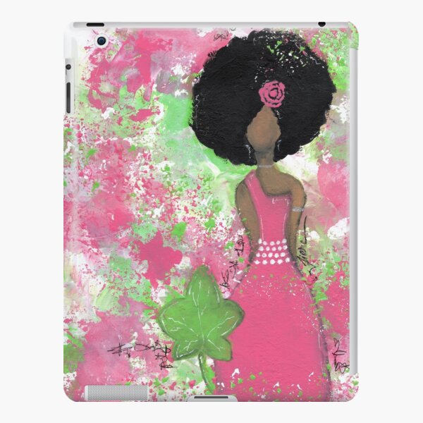 Dripping in Pink and Green Angel iPad Snap Case