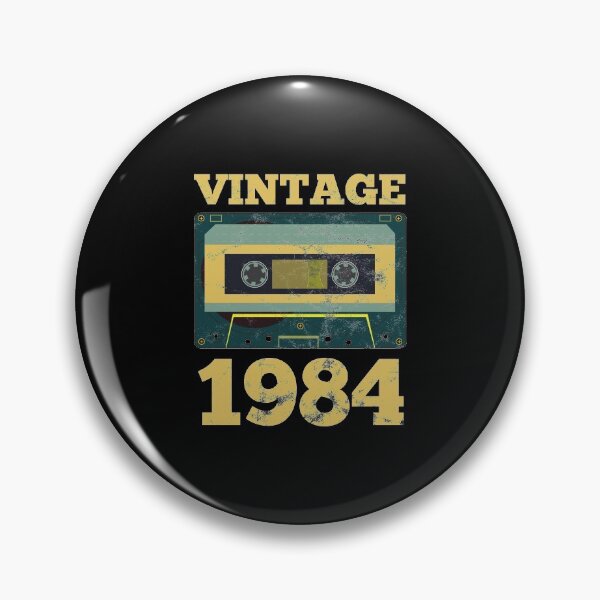 Item preview, Vintage 1984 Retro Birth Year Birthday Gift Idea designed and sold by haselshirt.