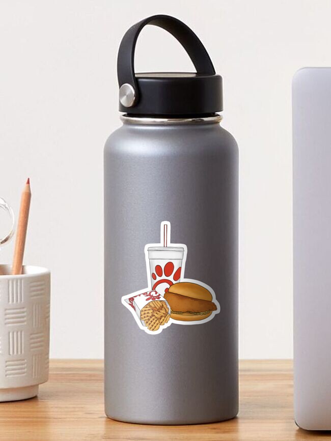 Thumbnail 1 of 3, Sticker, Red Fast Food Trio designed and sold by pbportfolio.