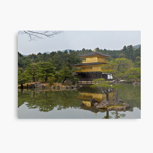 Kinkakuji Temple Metal Print