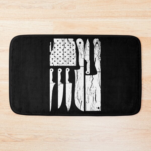 Item preview, USA Flag Knife Professional Head Chef Gift designed and sold by haselshirt.