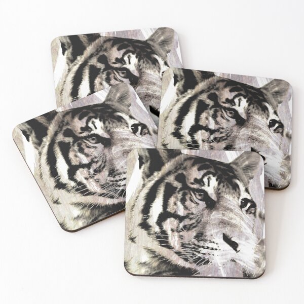 Item preview, Abstract Smoky Tiger designed and sold by indigorayz.