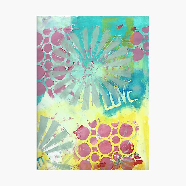 Love Collage Photographic Print