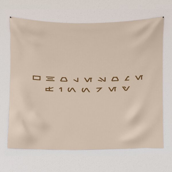 Item preview, Wholesome Finnrey (Aurebesh, Brown) designed and sold by DarthAstris.
