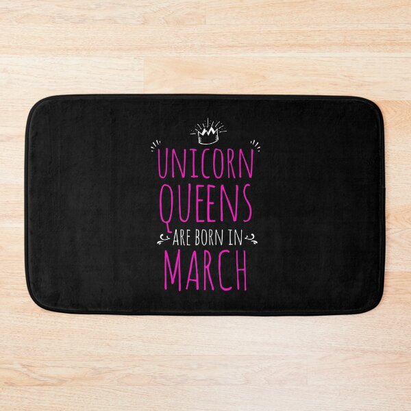 Item preview, Unicorn Queens Born In March Birthday Gift Idea designed and sold by haselshirt.