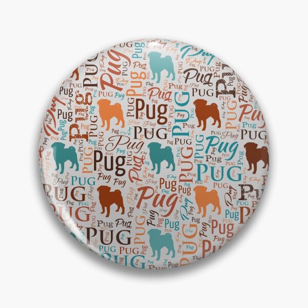 Item preview, Pug Word Art designed and sold by k9printart.