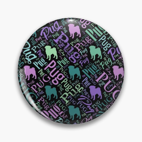 Item preview, Pug Word Art designed and sold by k9printart.