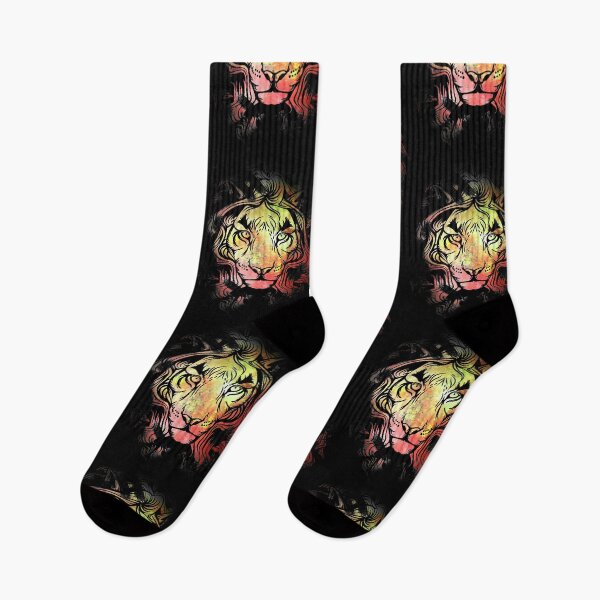 Item preview, Lion Tribe Neon Color King Leo Animal Lover Gift designed and sold by haselshirt.