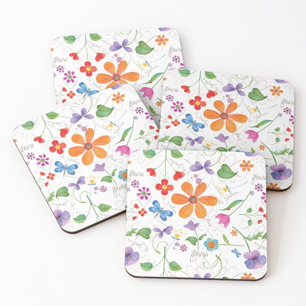 Item preview, Le Jardin Fleurs print designed and sold by FionaStokes.