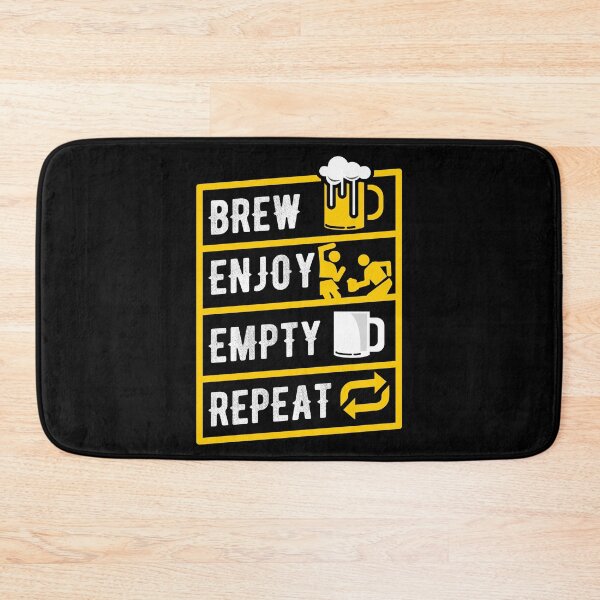 Item preview, Beer Lover BEER Brew Enjoy Empty Repeat Gift Idea designed and sold by haselshirt.