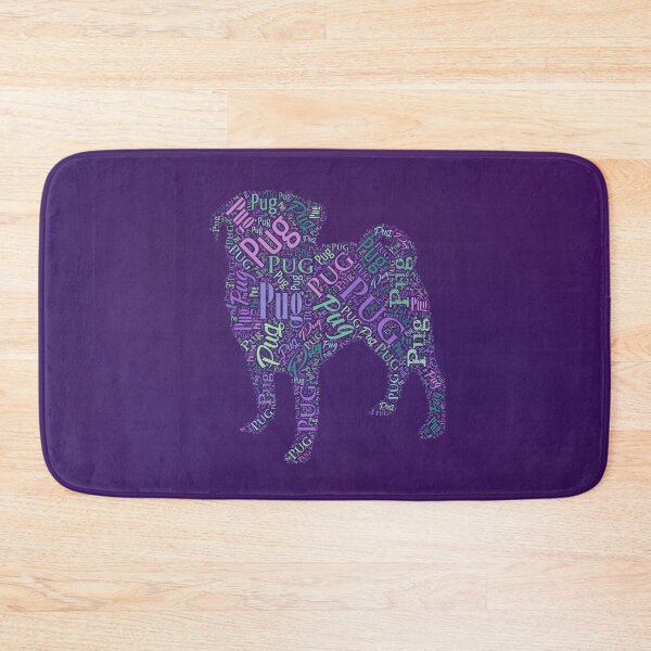Item preview, Pug Word Art designed and sold by k9printart.