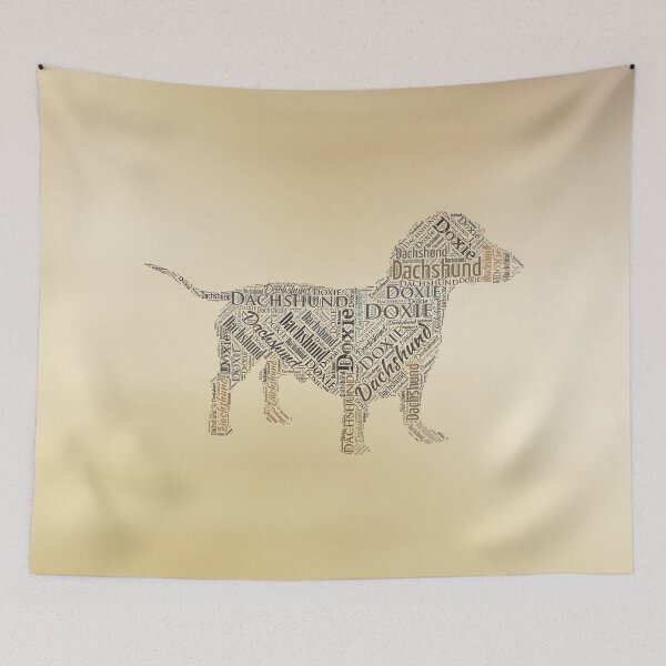 Item preview, Dachshund Word Art designed and sold by k9printart.