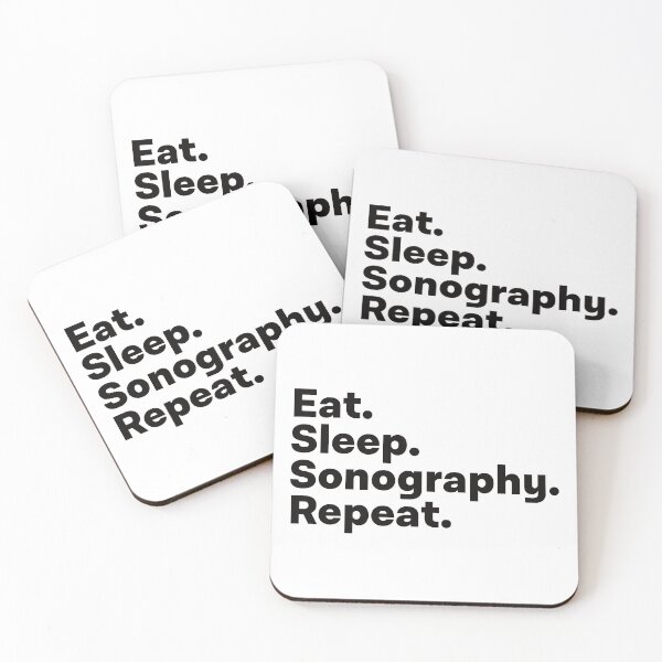 Item preview, Eat Sleep Sonography Repeat designed and sold by teesaurus.
