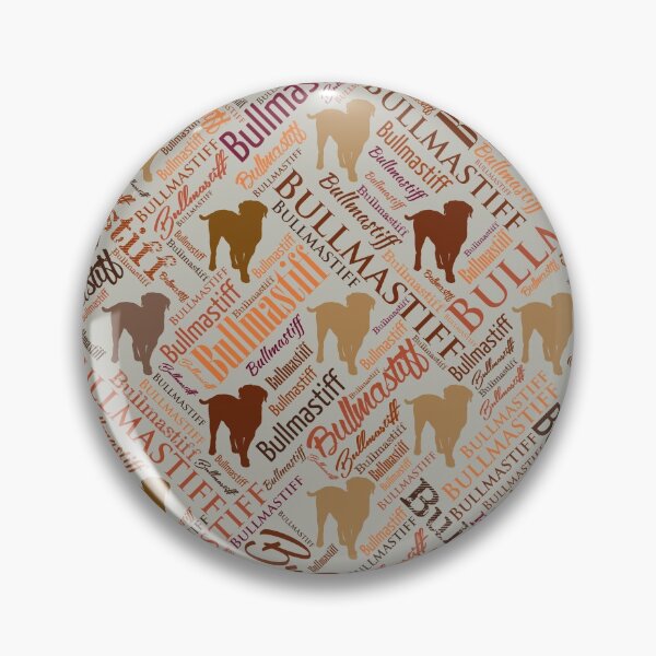 Item preview, Bullmastiff Dog Word Art pattern designed and sold by k9printart.